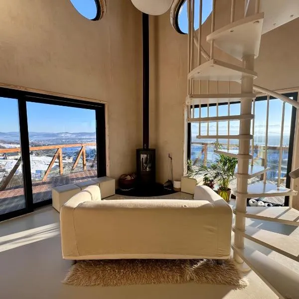 Obserwatorium - domek z sauna widokiem na Tatry, hotel em Knurów