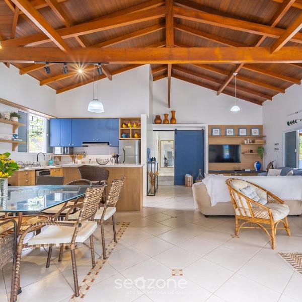 Casa 4Q c/ churrasq. 100m da praia JAT0355