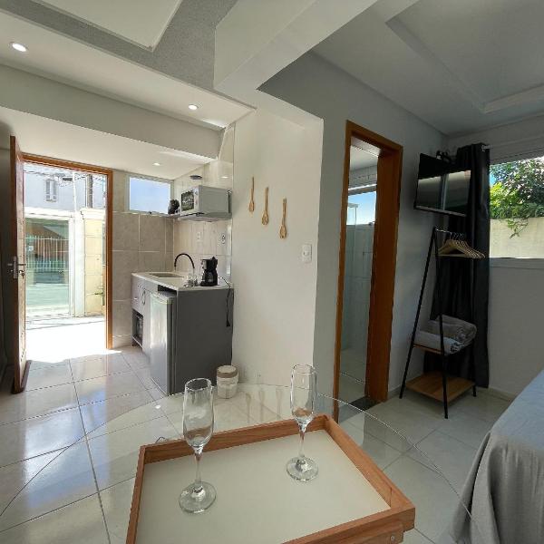 Studio com A/C a 250m Praia de Canasvieiras - Foto 4