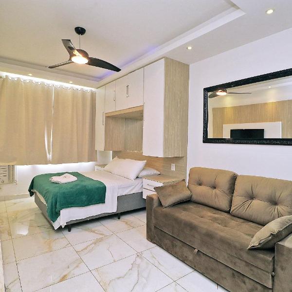Studio moderno no posto 2 em Copacabana
