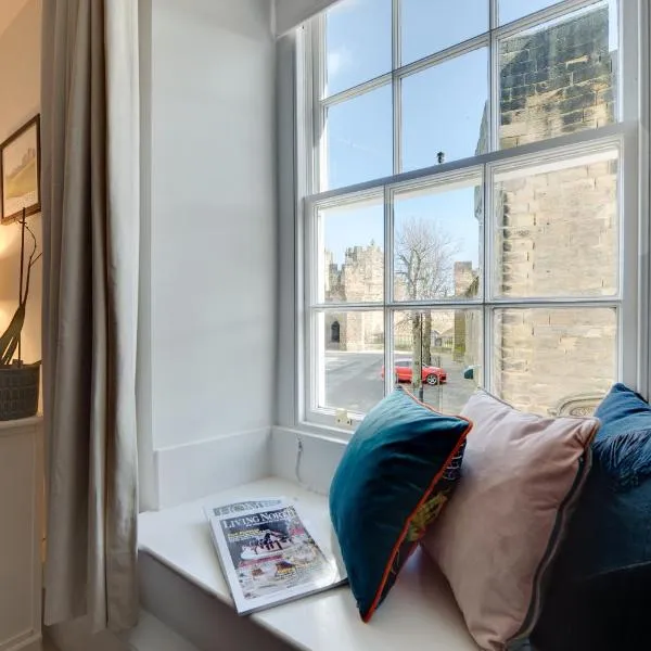 Lionsgate View - luxury apartment opposite Alnwick Castle, hotel v destinaci Alnwick