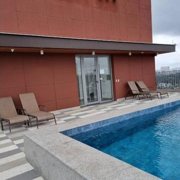 Studio mobiliado, com garagem, 50m metrô Brooklin, próximo shopping Morumbi em SP - Foto 4