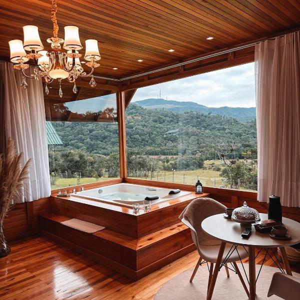 Chalé Romântico com jacuzzi e café da manhã em Rancho Queimado - Foto 5