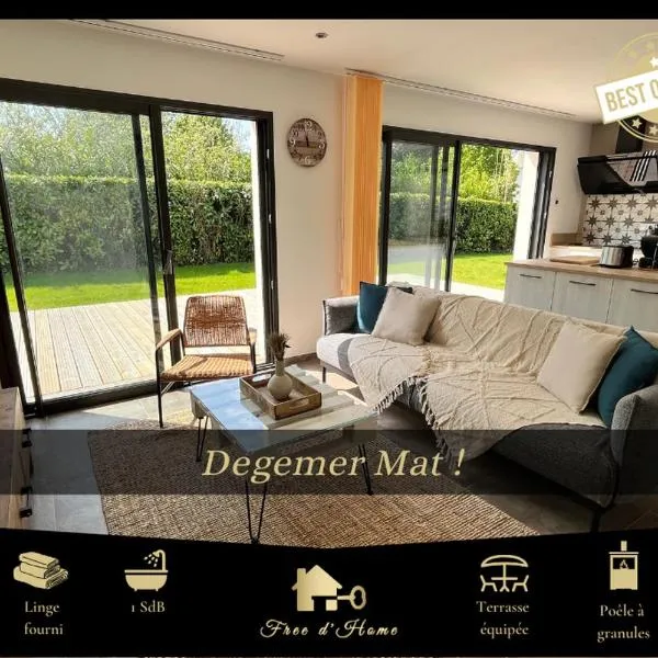 DEGEMER MAT ! 4* Cosy, Moderne, à 8 min des plages. – hotel w mieście Moëlan-sur-Mer