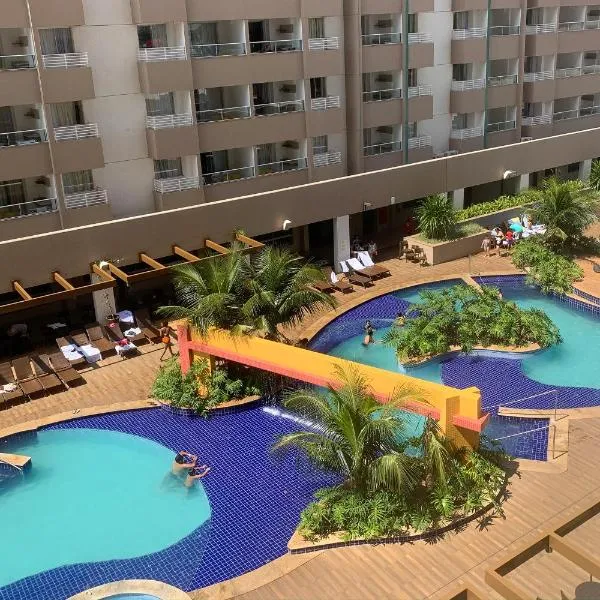 Hospede-se colado no Thermas do Laranjais, no Olímpia Park Resort, hotel en Olímpia