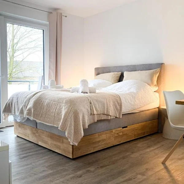 PEARLs - Neubauwohnung mit Balkon, Emmerich-Elten, hotel in Elten