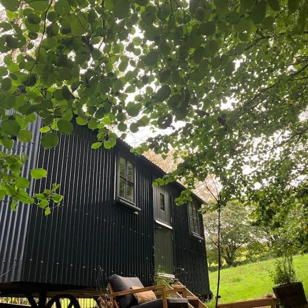Cornwall Woodland Shepherd's Hut with Hot Tub - Deirdres Hut, khách sạn ở Bodmin