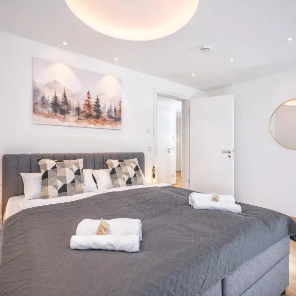 FeWo Zirbenruhe: zentral & modern mit Naturflair, hotel din Oberstaufen