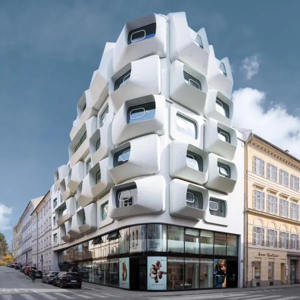 limehome Graz - Argos by Zaha Hadid, hotel ve uŠtýrském Hradci