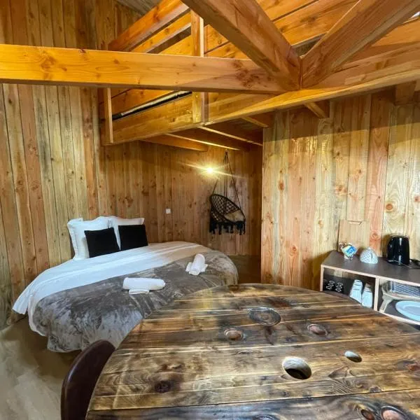 La Cabane Tonneau - Les Pieds dans le Pré – hotel w mieście Les Landes-Génusson
