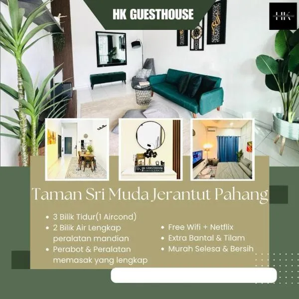 3 Bedroom - HK Guesthouse Jerantut Pahang, hotel v destinaci Jerantut