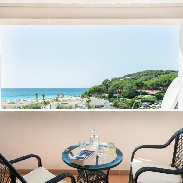 Villetta Celeste - vista mare - 80metri dalla spiaggia, хотел в Джеремеас