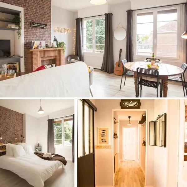 #LIndustrioChampetre Free Parking, Bien Situé, Spacieux, Proche Clinique、ルーアンのホテル