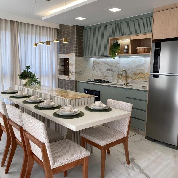 165- Apartamento de 3 quartos na praia de Canto Grande - Foto 4