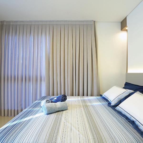 Cobertura Duplex no Campeche Florianópolis, 2 quartos com ar-condicionado, 3 banheiros, WiFi 1Gb, Cozinha completa, Estacionamento, Amplo terraço coberto com churrasqueira