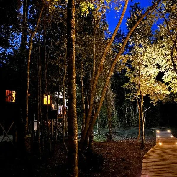 Cabañas Los Glaciares, hotel en Coñaripe