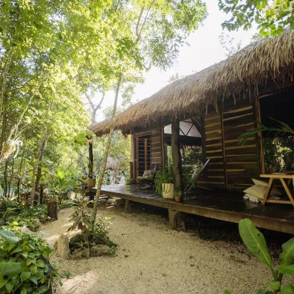 Madre Tierra Eco Habitat, hotel in Leona Vicario