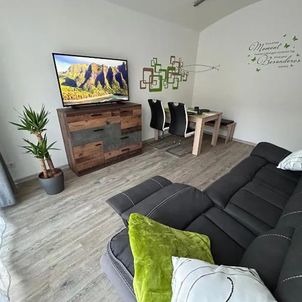 Ruhige Maisonettewohnung auf dem Kaßberg，位于开姆尼茨的酒店