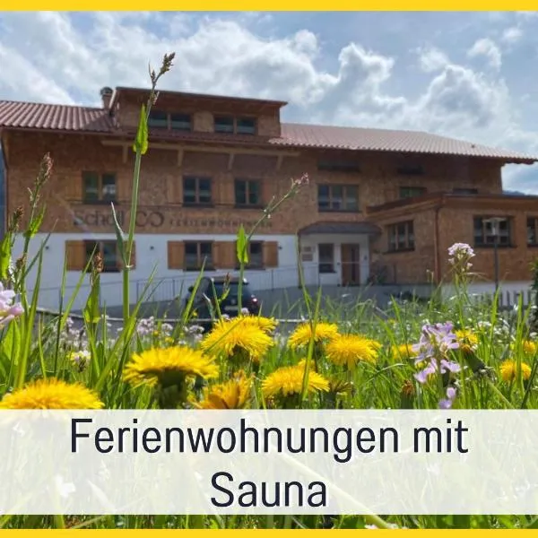 Ferienwohnungen Scholl - private Sauna oder Infrarotkabine, hotel i Bad Hindelang