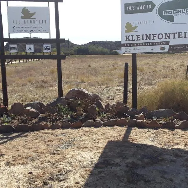 Kleinfontein, hotel en Cederberg