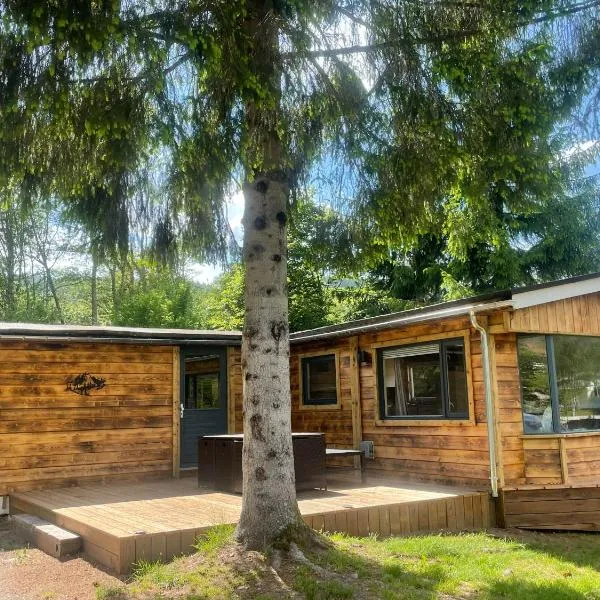 Chalet 9 personnes, piscine, terrasse, Hotel in Saint-Maurice-sur-Moselle