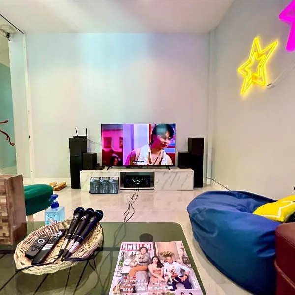 S52 Near On nut BTS 300m*7-11, hotel v destinaci Phra Khanong