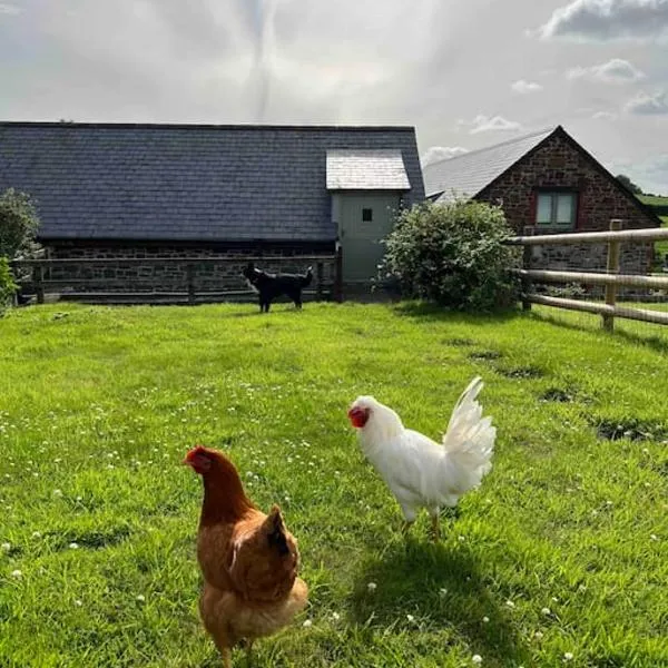 Countryside cottage with private garden & hot tub, hotel a Lifton
