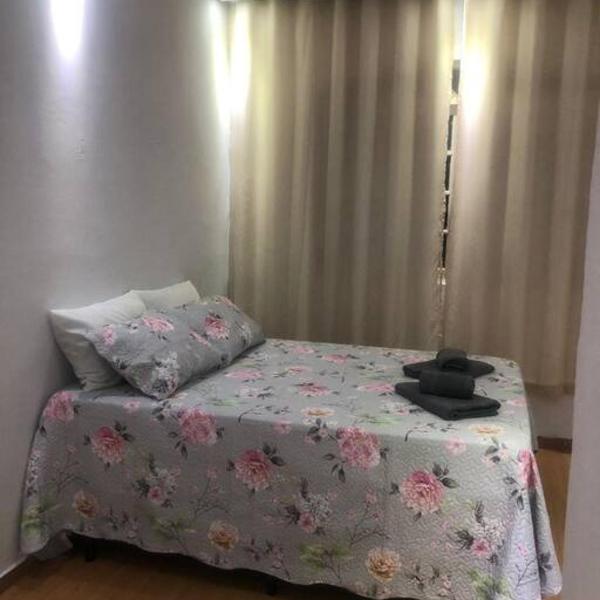 Confortável apartamento 2 quartos Aparecida SP
