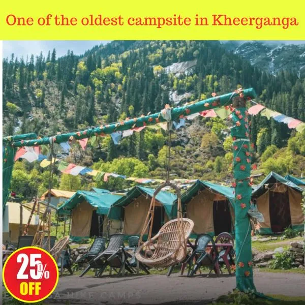 Kheerganga Hike Camps, hôtel à Kheerganga