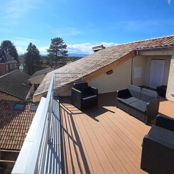 Appartement neuf avec terrasse, hotell i Francheleins