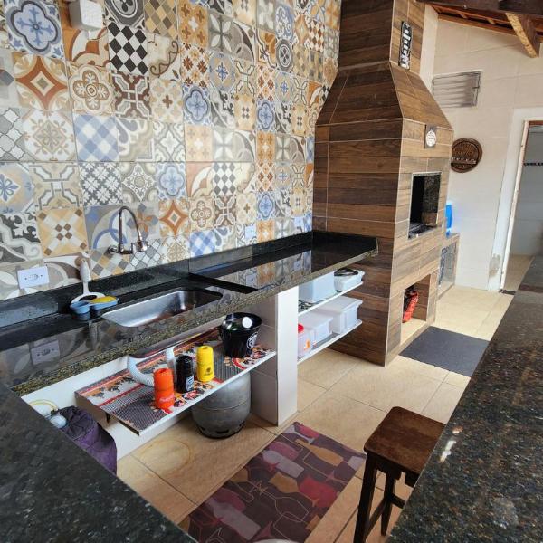 Casa com piscina e Wi Fi em Mongagua SP - Foto 5