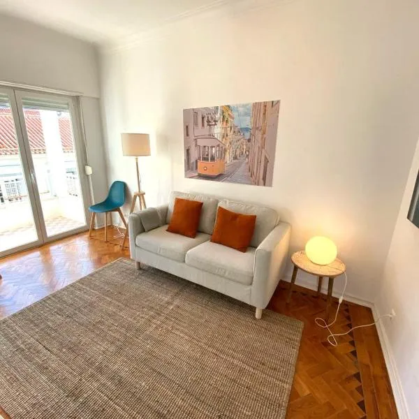 Sunny apartment with a balcony