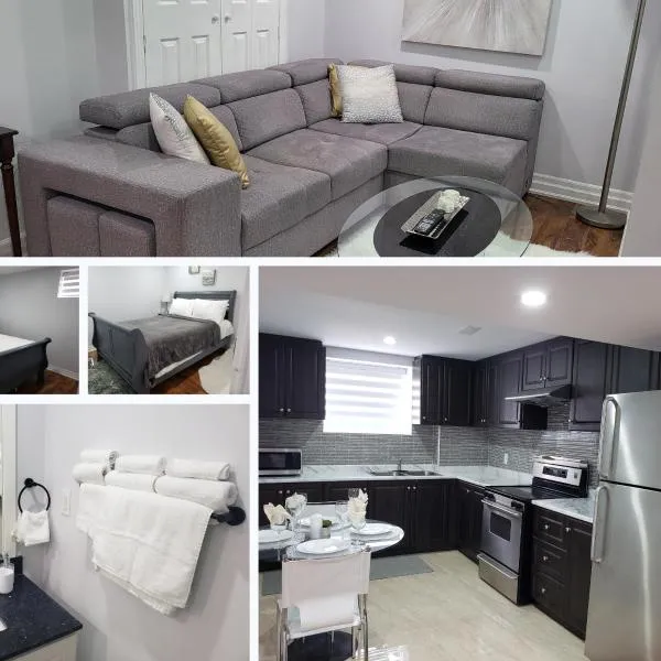 Luxurious Apt 2BRs-1BA Spacious Modern, with free parking, hotel em Brampton