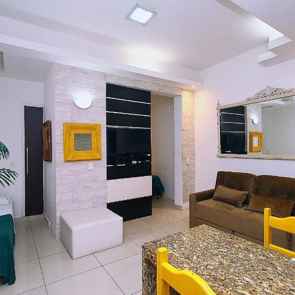Silencioso e aconchegante studio em Copacabana