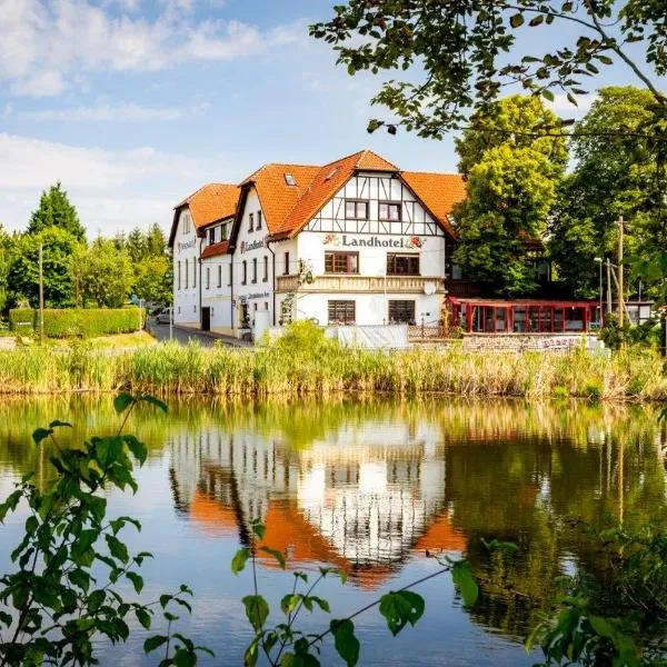 Landhotel & Reiterhof Schumann, hotel en Harth - Pöllnitz