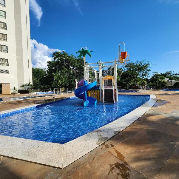 Apto no Park Veredas com acesso ao rio de águas quentes e área de lazer espetacular - Foto 5