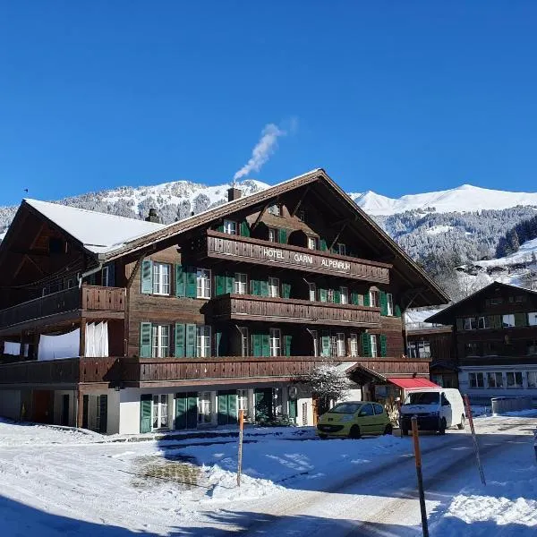 Hotel Garni Alpenruh, hôtel à Lenk im Simmental