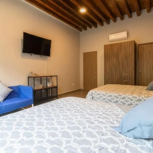 105 Centrico Zocalo apt 2Bdrm 2bath AC Rooftop, hôtel à Mexico