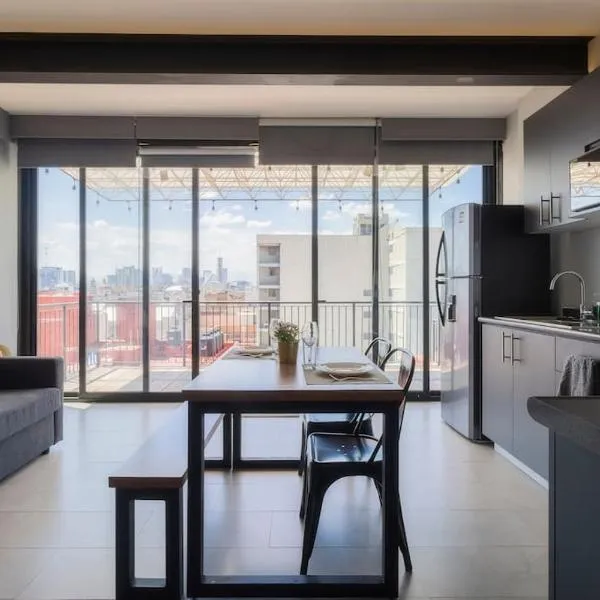 2Ph Large 2Brm 3 bath AC private terrace apt, hotel v destinaci Mexico City