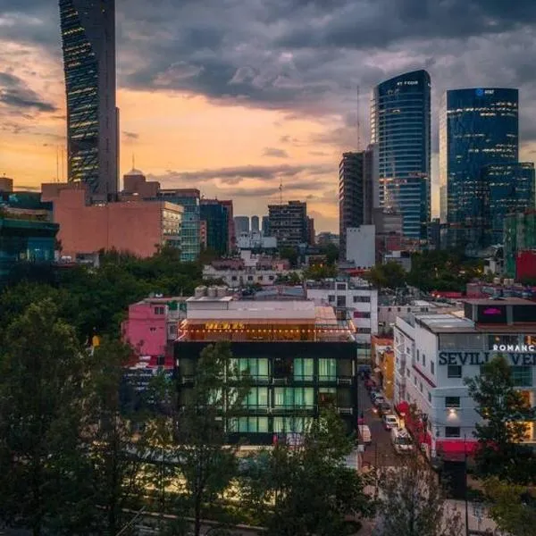 L301 1Bdrm 1bath fits 6 AC Rooftop views, hotel in Mexico City