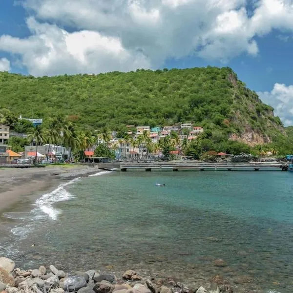 Au cœur d’un village de pêcheurs sur la caraïbe, hotel in Bellefontaine