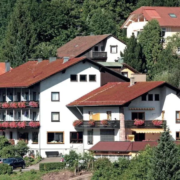 Viesnīca Aparthotel Schwarzwald Panorama pilsētā Höfen an der Enz