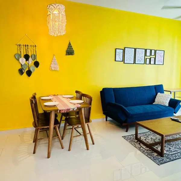 Seaview 2B1R 6pax Condo Forest City 2E-2117, hotel in Gelang Patah