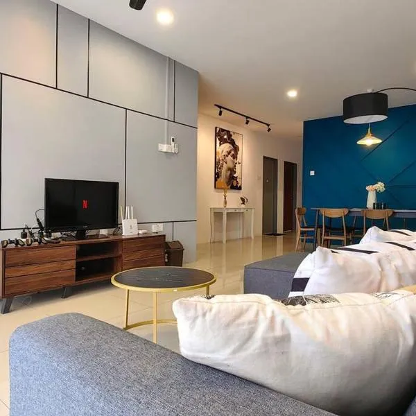 6-7Pax 3BR Waterpark Condo W Ps4 Near Ipoh Town, hotel in Kampong Pinji