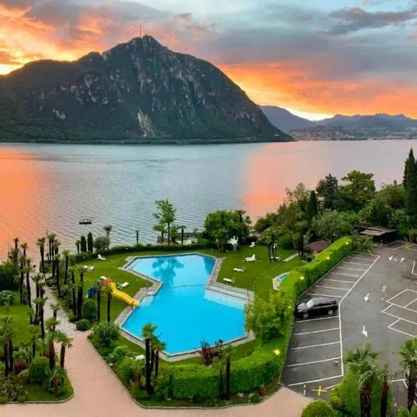 Quiet Lake Apartment, hotel em Bissone