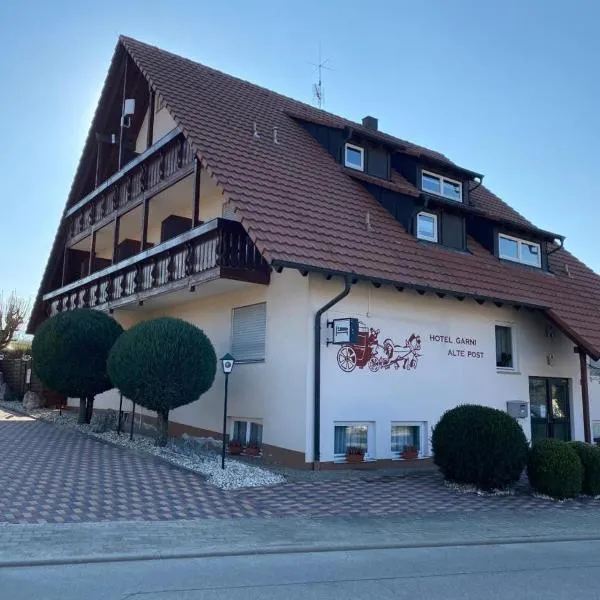 Hotel Garni Alte Post, hótel í Schallbach