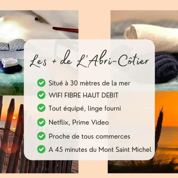 L’Abri-Côtier à 30 mètres de la mer, hotel in Annoville