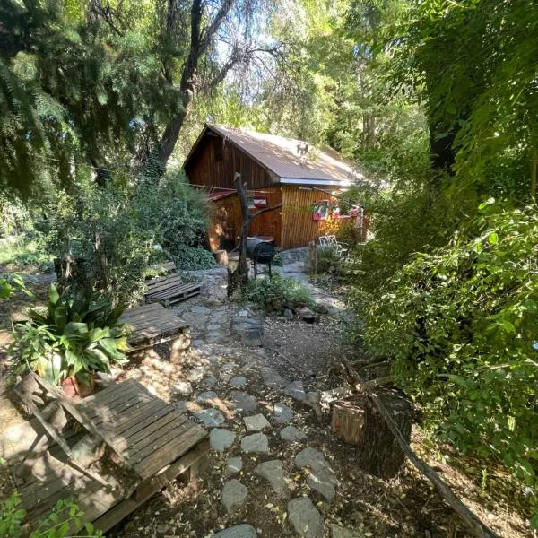 Cabaña alpina en plena cordillera con acceso a Río, hotel v destinaci Río Blanco