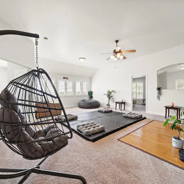 오스틴에 위치한 호텔 Austin Epic Stay Yoga Gym BBQ Yard WiFi Games