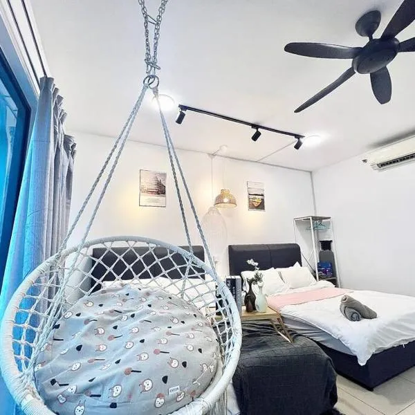 M 1-5Pax Cozy Home Trefoil 2QBeds Setia Alam WiFi, hotel a Shah Alam